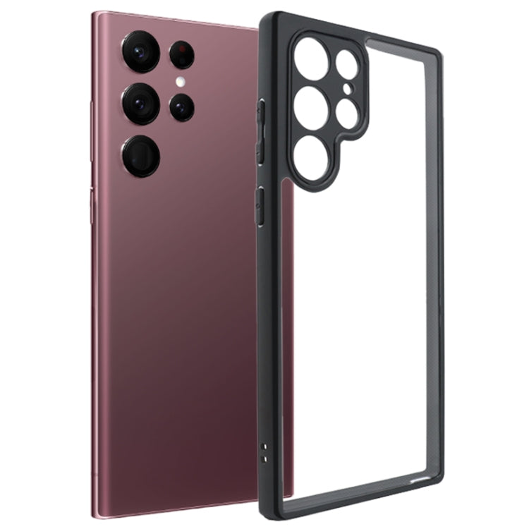 Frosted TPU + Transparent PC Phone Case - For Samsung S22 Ultra - Mos Accessories